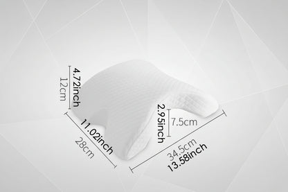 1Pc Sleeping Pillow Couple Pillow Arm Pillow Slow Rebound Pressure Cuddle Pillow Memory Foam Travel Arched Shaped U Pillow